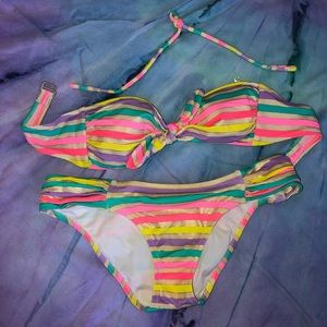 VS Striped bikini set